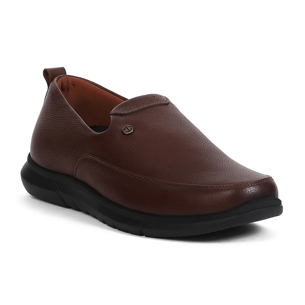 Healers S201-03 Tan Casual Non Lacing Slip-on Shoes for Men by Liberty
