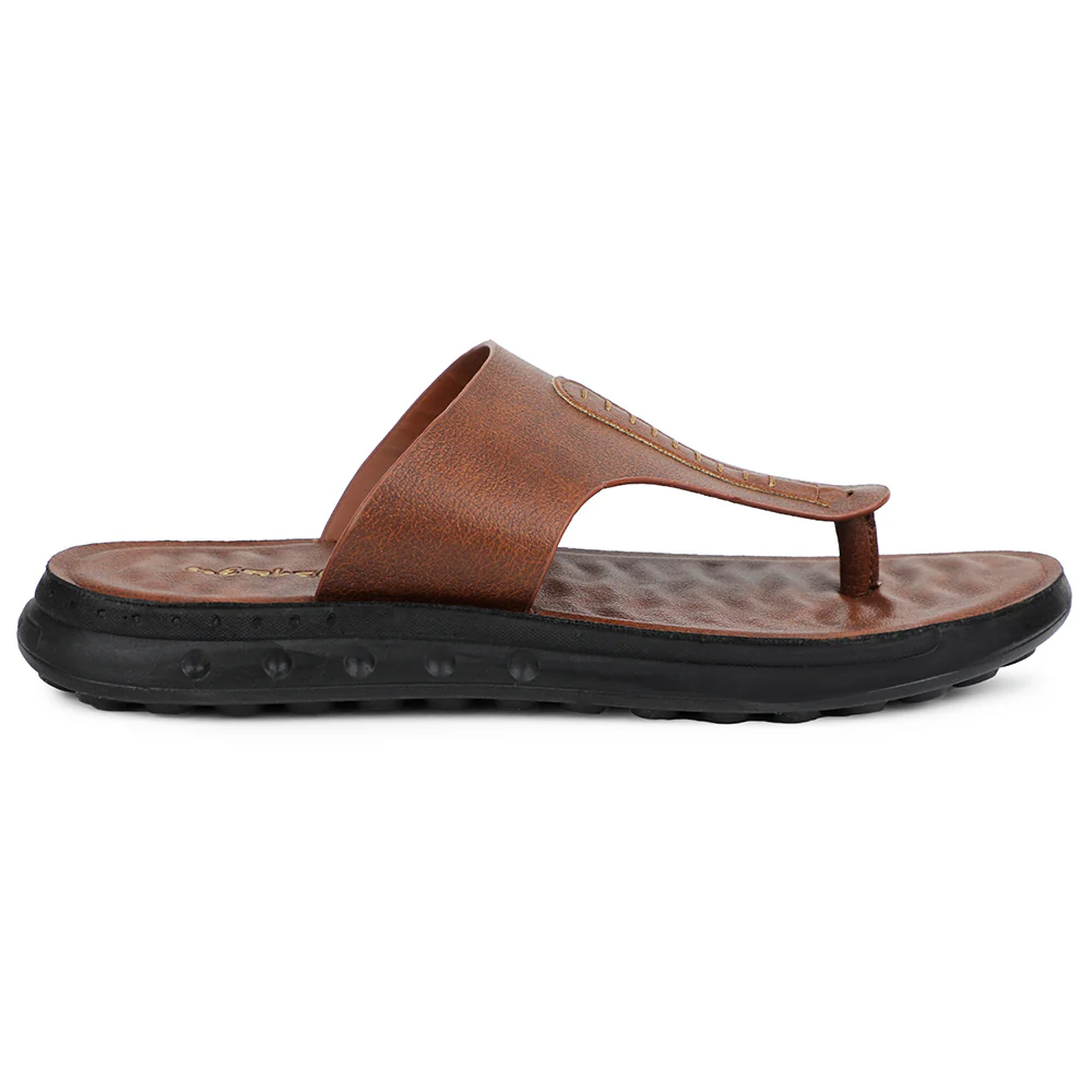 Healers Tan Casual Slipper For Men GHD-82 By Liberty - Image 2