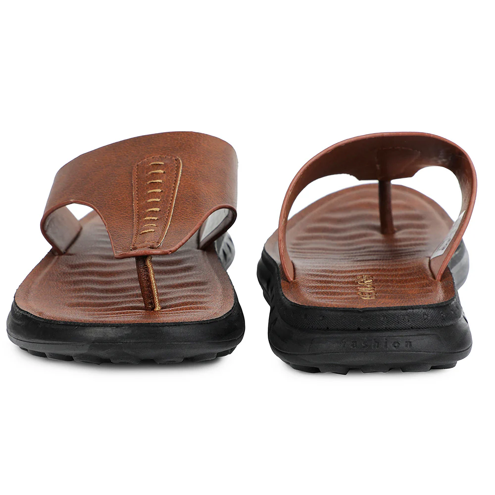 Healers Tan Casual Slipper For Men GHD-82 By Liberty - Image 6