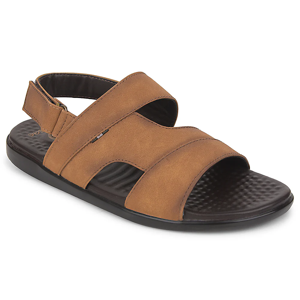 Healers Tan Formal Sandal For Men SOFTER-1 By Liberty