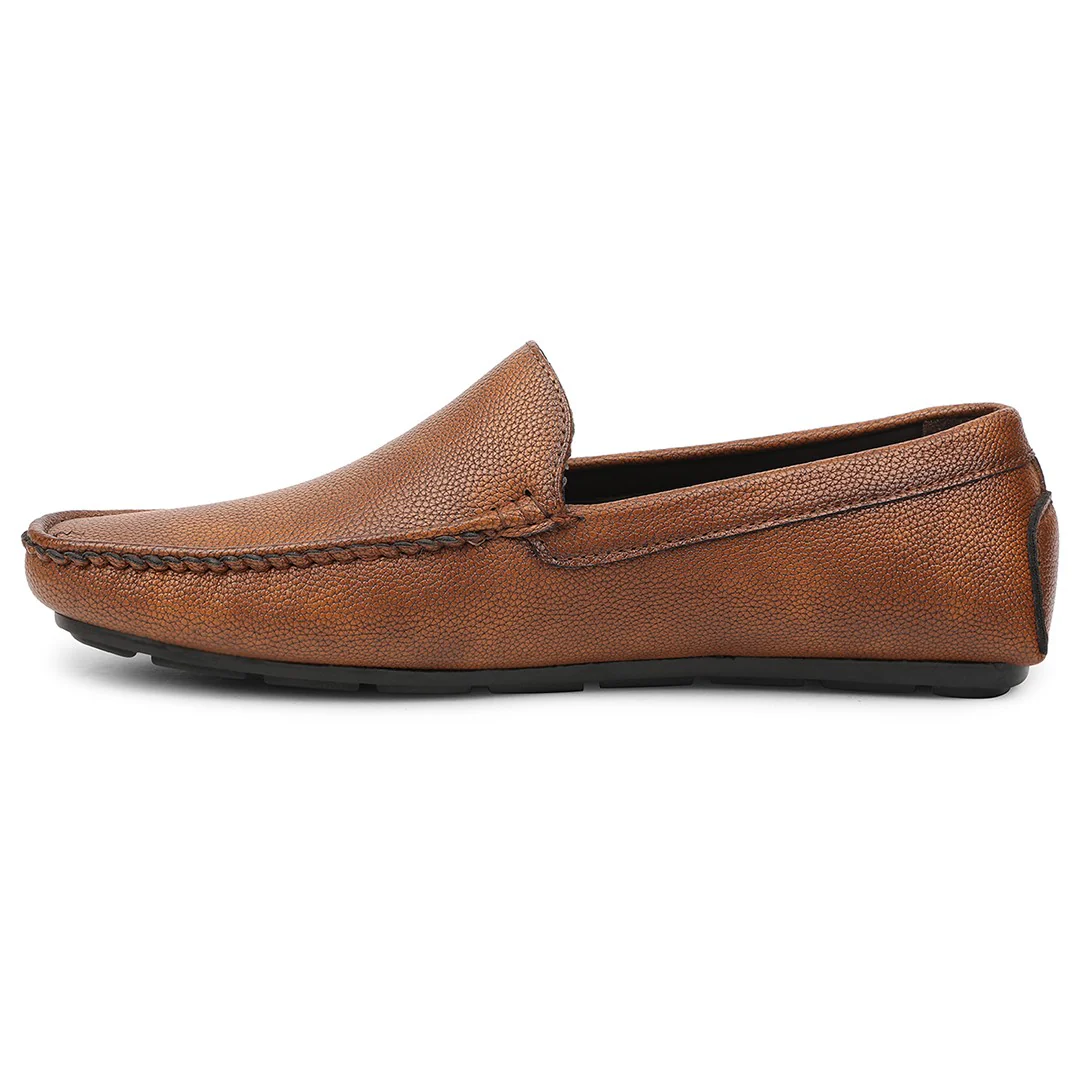 Healers VCL-108 Tan Casual Loafers Shoes For Men By Liberty - Image 3