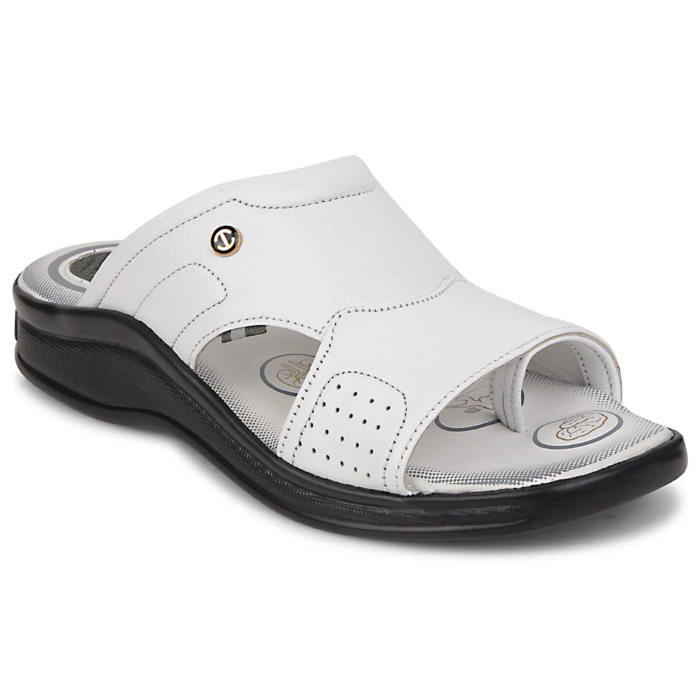 Healers White Formal Sandal For Men 2050-617 By Liberty