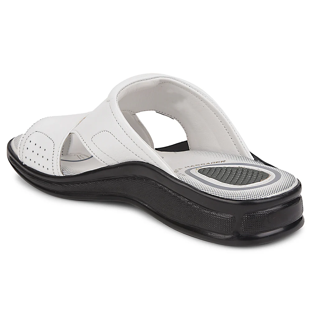 Healers White Formal Sandal For Men 2050-617 By Liberty - Image 4