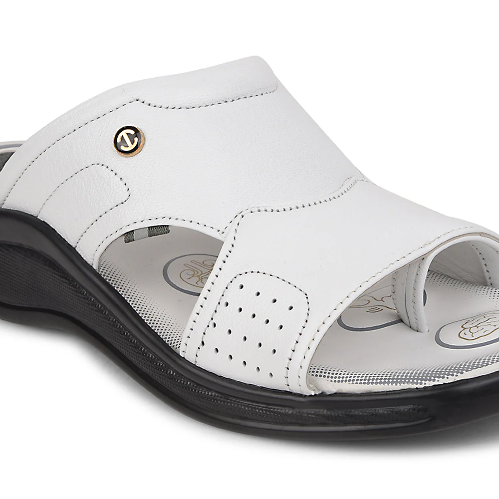 Healers White Formal Sandal For Men 2050-617 By Liberty - Image 5