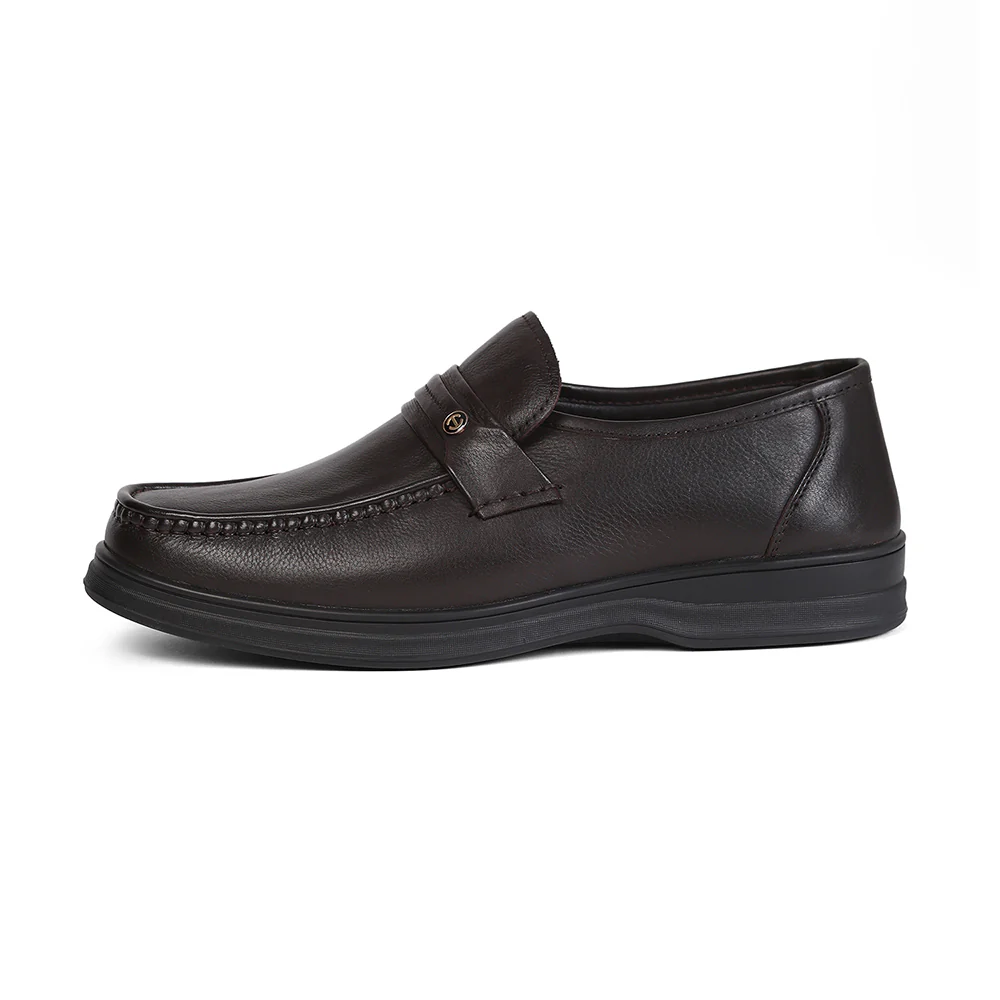 Healers ZQ-BC-M01 Dark Brown Casual Non Lacing Slip-on Shoes for Men by Liberty - Image 5