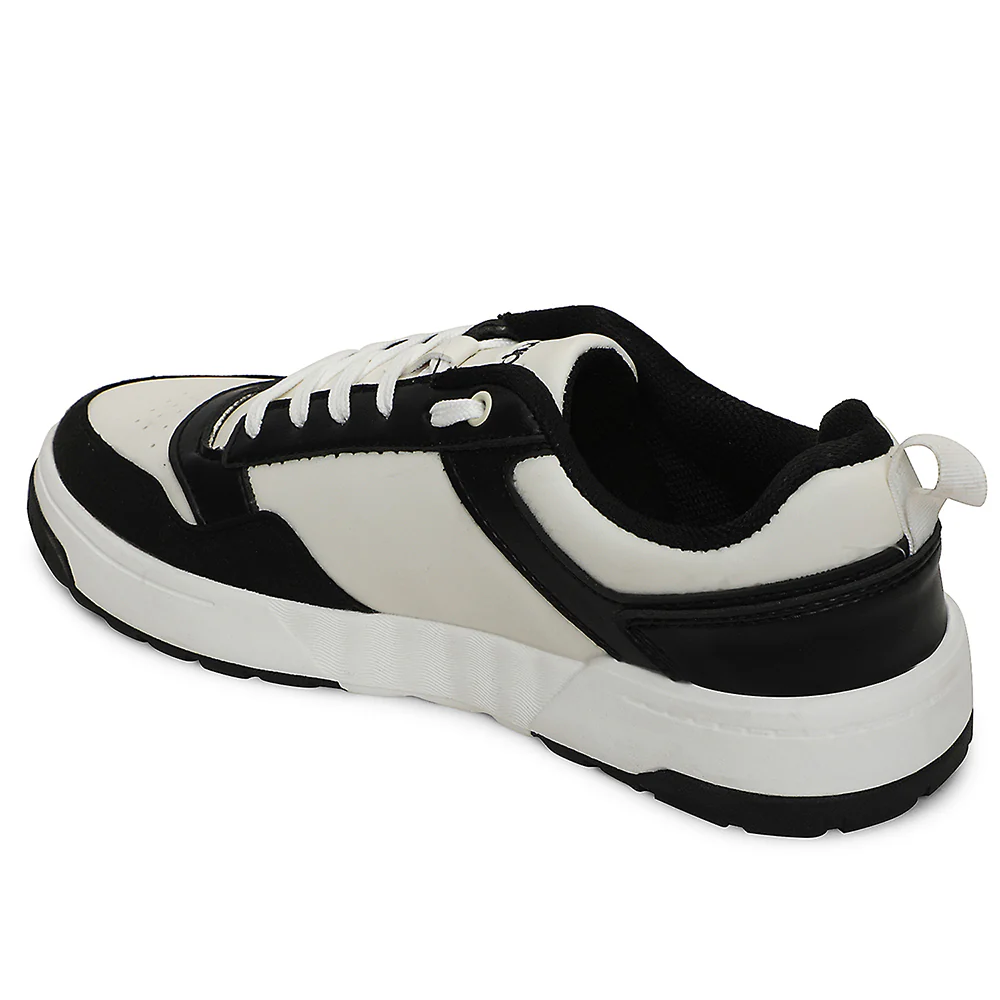 Leap7x Black Casual Lacing Sneakers For Men AMAZER-10E By Liberty - Image 5