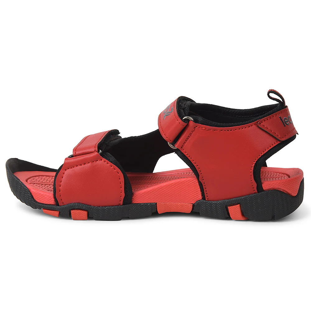 Leap7x Black Casual Sandal For Kids ADMIN By Liberty - Image 3