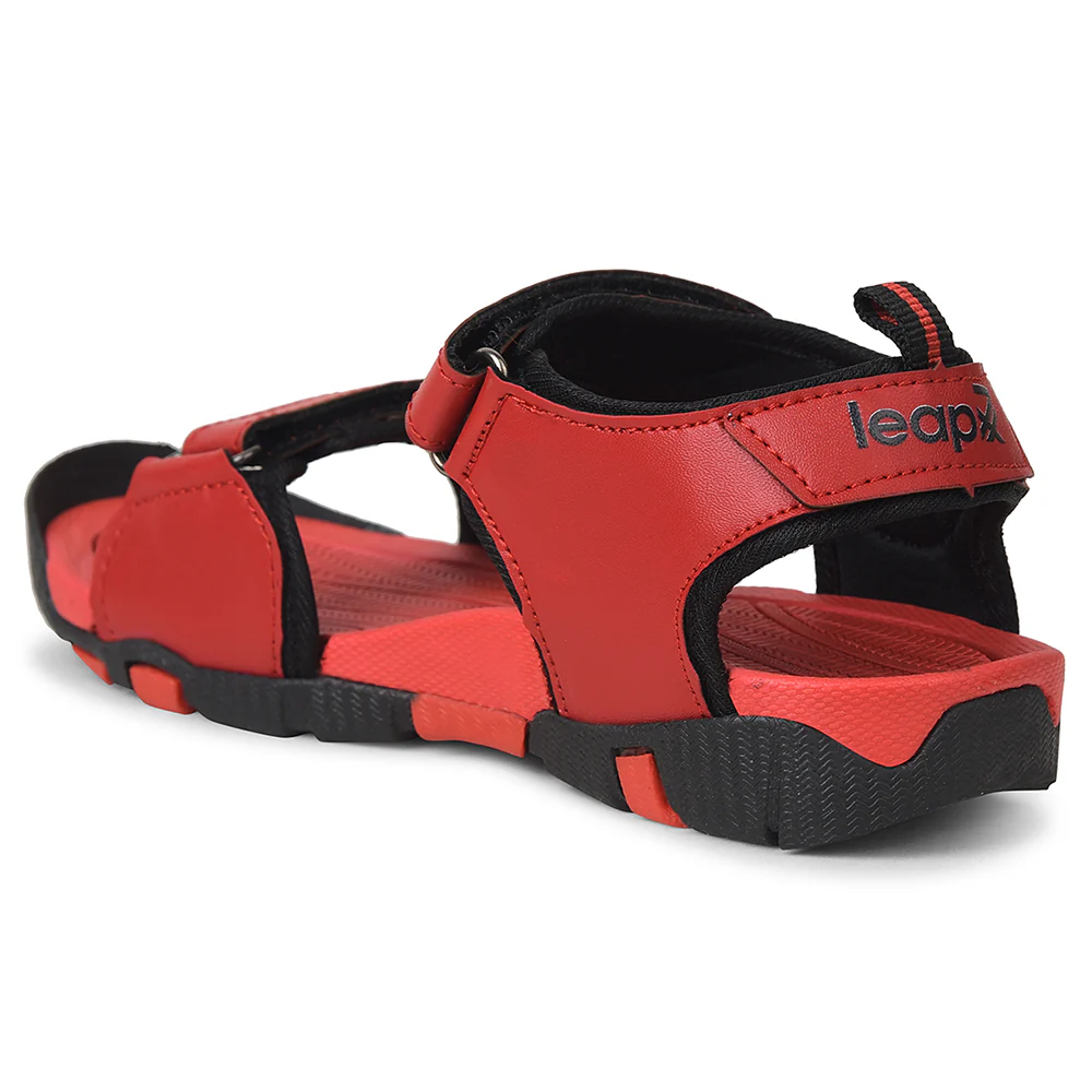 Leap7x Black Casual Sandal For Kids ADMIN By Liberty - Image 4