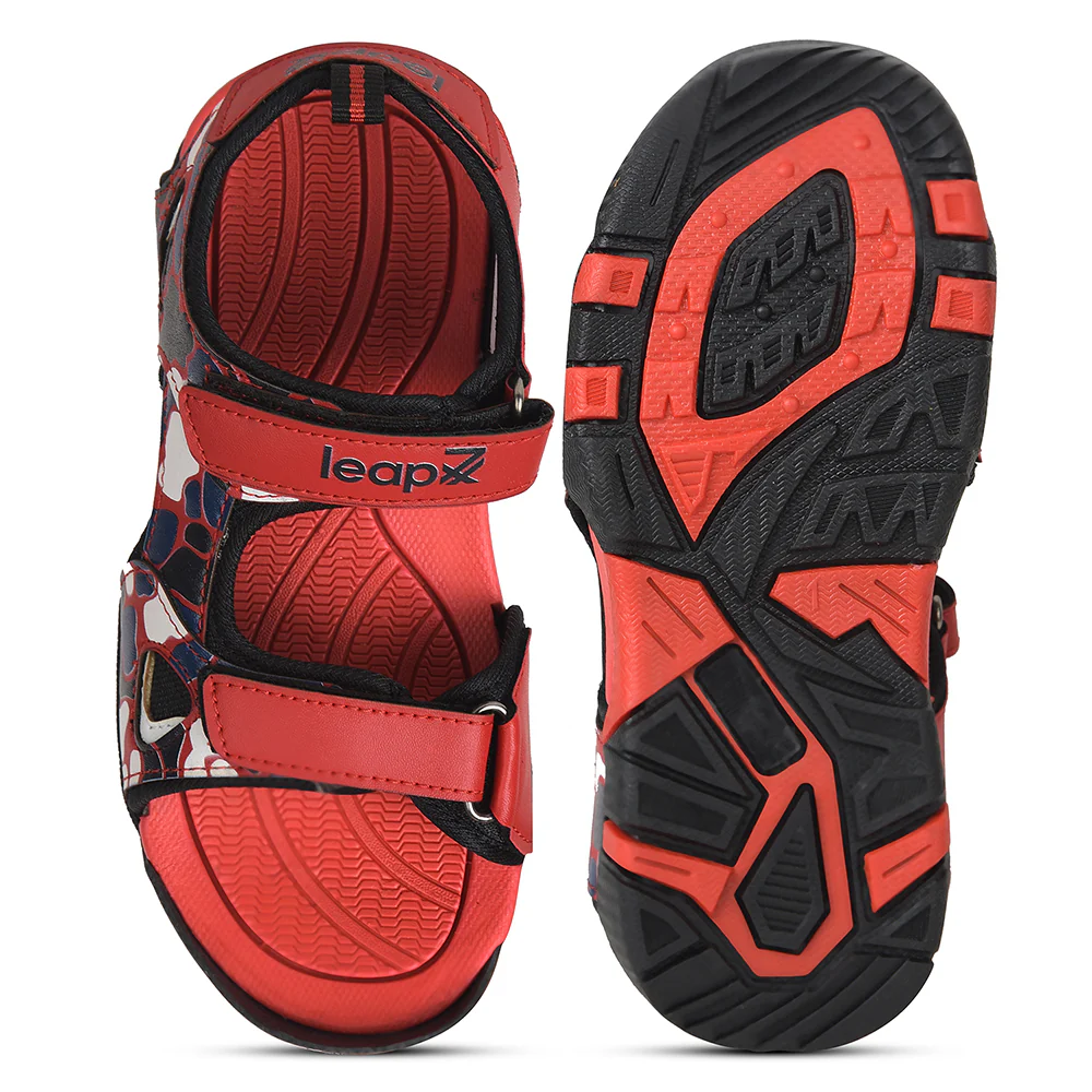 Leap7x Black Casual Sandal For Kids ADMIN By Liberty - Image 7