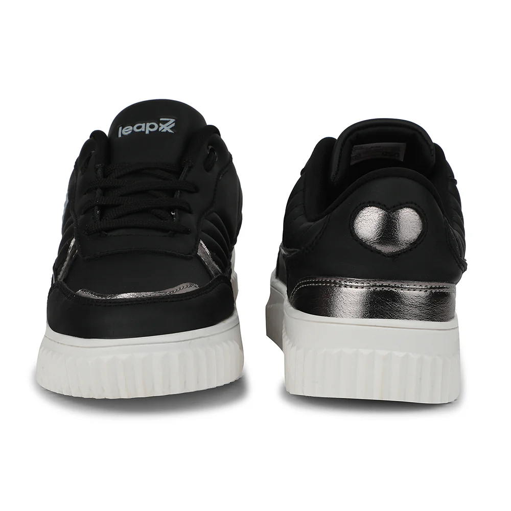 Leap7x Black Casual Sneakers For Women ELEGENT-1 By Liberty - Image 6