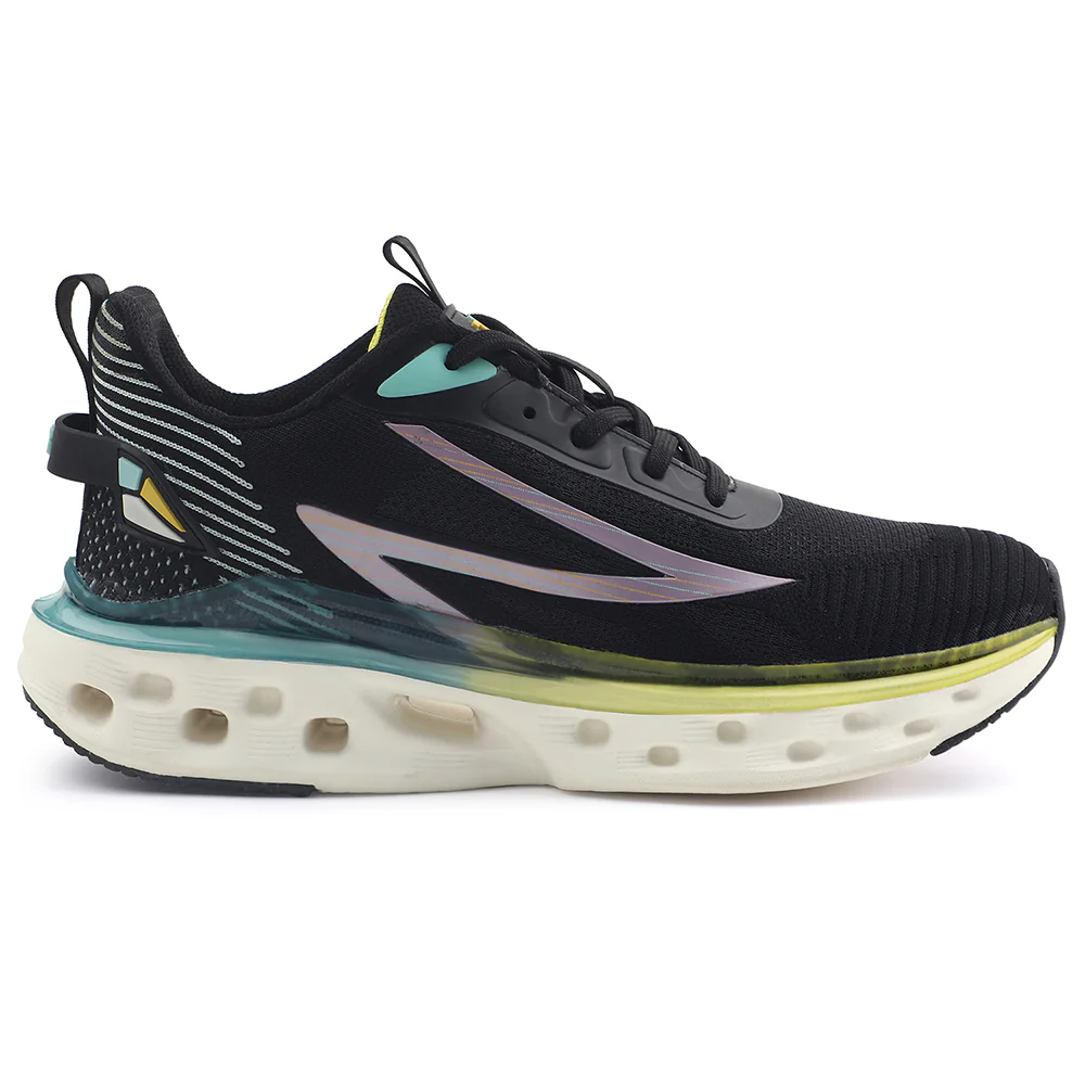 Leap7x Black Sports Running Shoes For Men NEPTUNE-1E By Liberty - Image 2