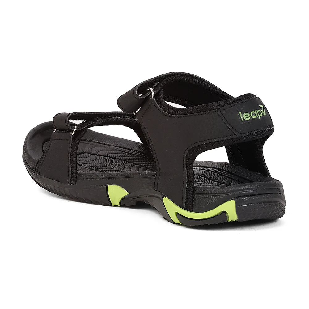 Leap7X BLAIR-30 Black Casual Flat Sandals for Men by Liberty - Image 3