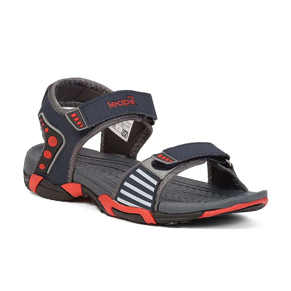 Leap7X BLAIR-30 Navy Blue Casual Flat Sandals for Men by Liberty