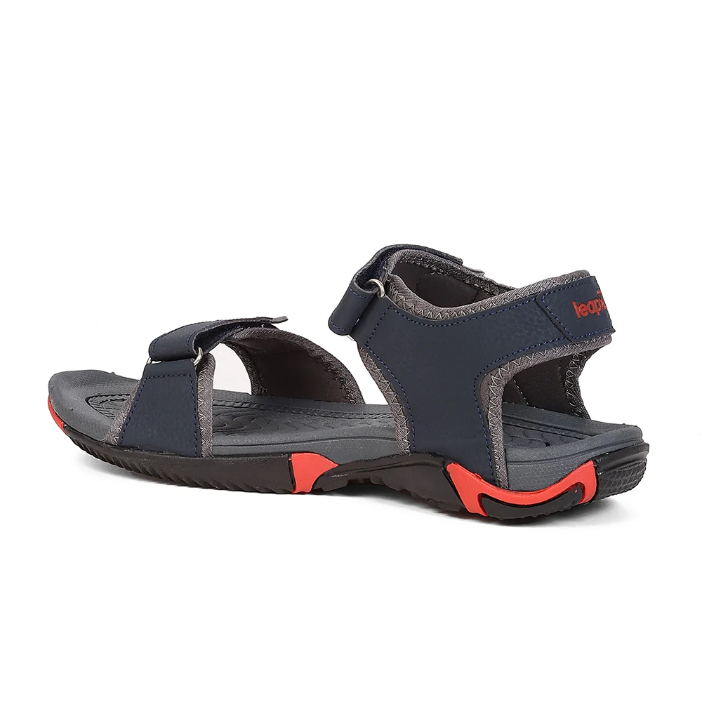 Leap7X BLAIR-30 Navy Blue Casual Flat Sandals for Men by Liberty - Image 3