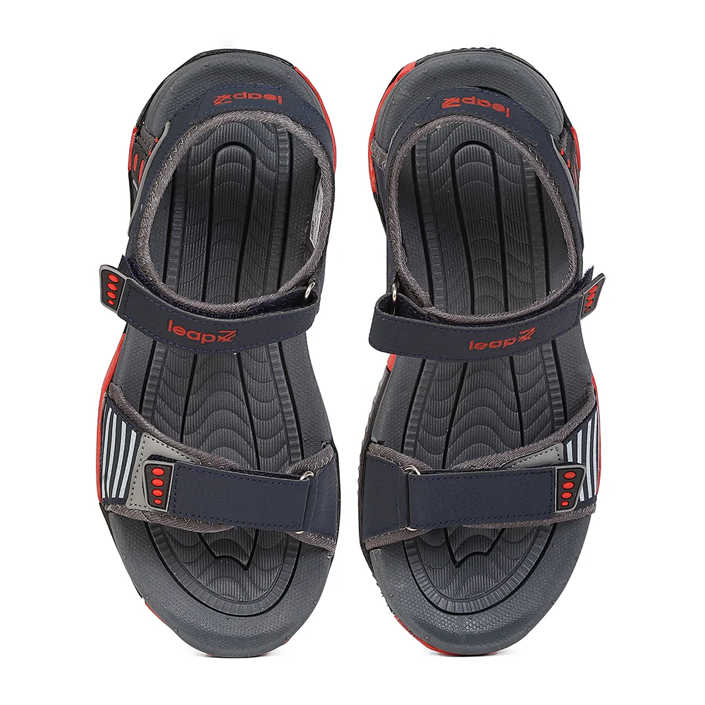 Leap7X BLAIR-30 Navy Blue Casual Flat Sandals for Men by Liberty - Image 6