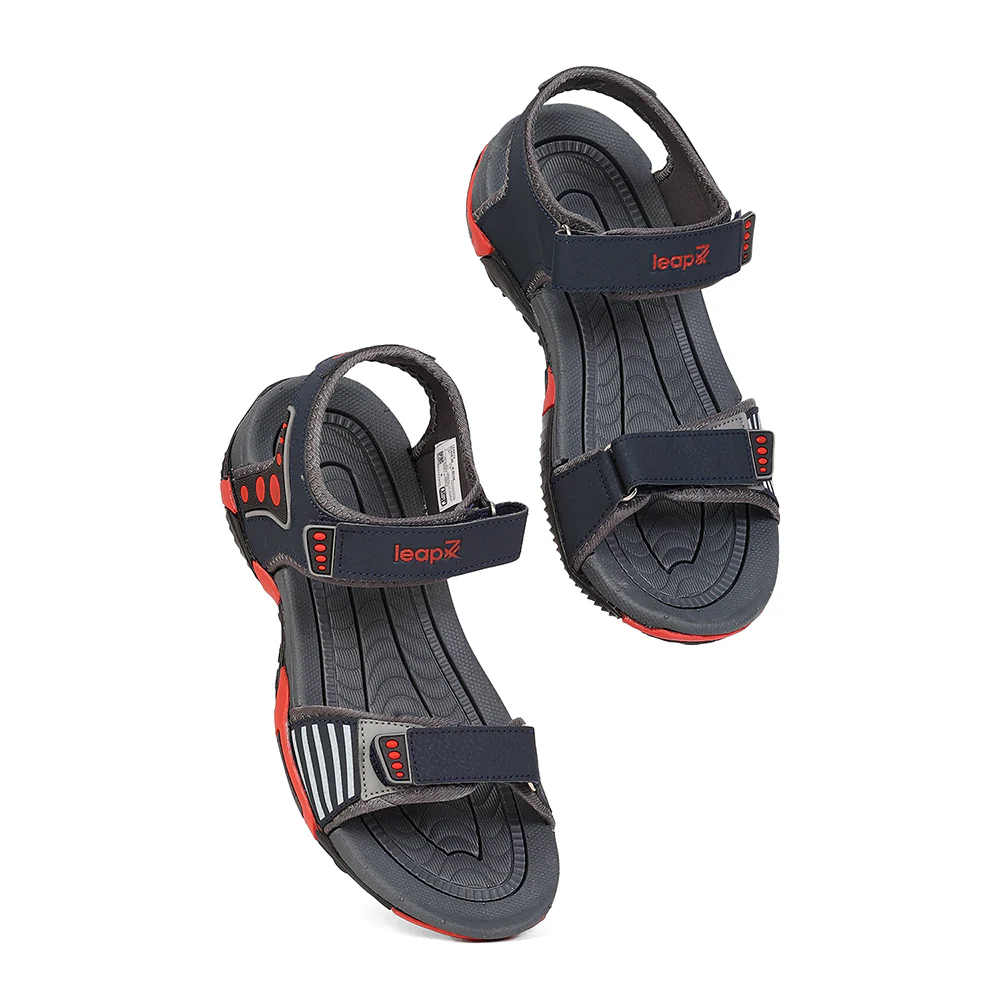 Leap7X BLAIR-30 Navy Blue Casual Flat Sandals for Men by Liberty - Image 7