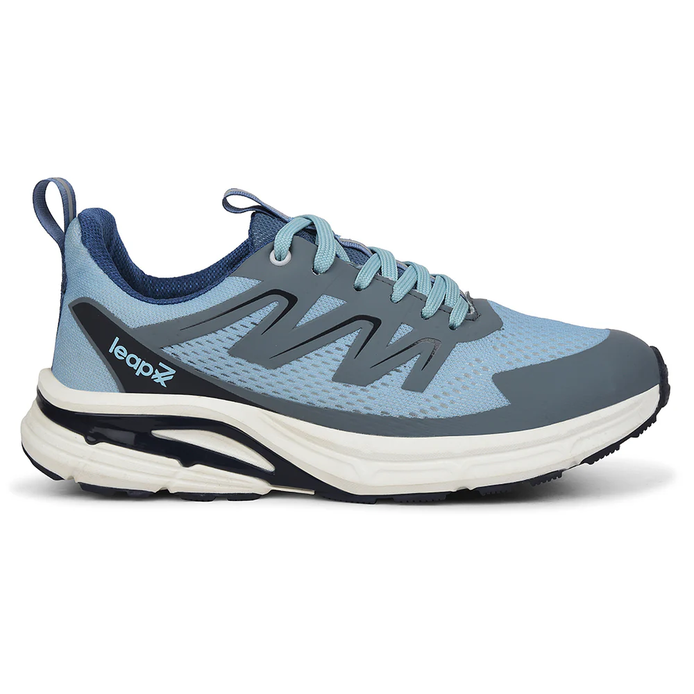 Leap7x Blue Casual Lacing Running Shoes For Men MEKSHAW-1E By Liberty - Image 2
