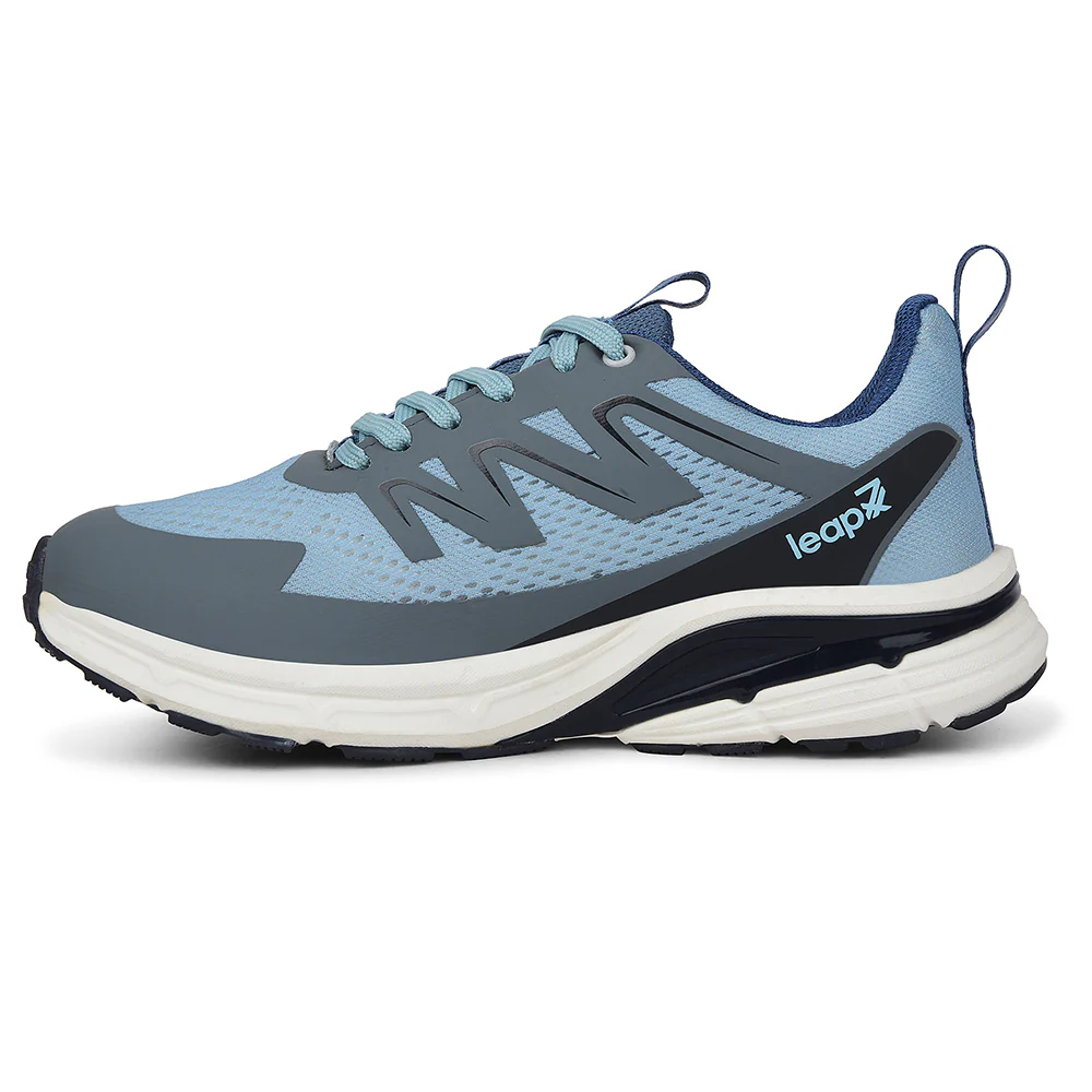 Leap7x Blue Casual Lacing Running Shoes For Men MEKSHAW-1E By Liberty - Image 3