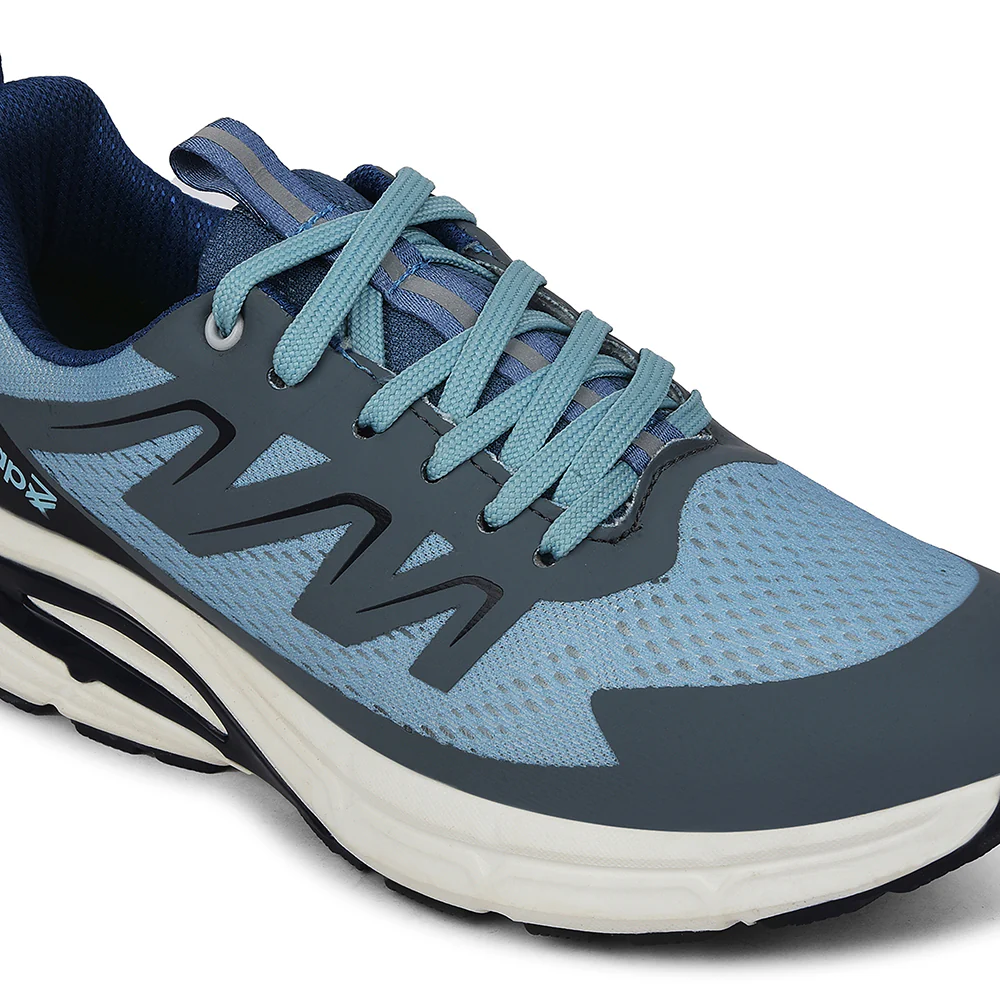 Leap7x Blue Casual Lacing Running Shoes For Men MEKSHAW-1E By Liberty - Image 5