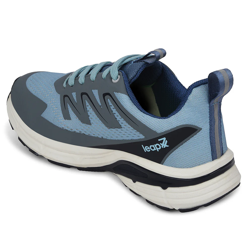 Leap7x Blue Casual Lacing Running Shoes For Men MEKSHAW-1E By Liberty - Image 6