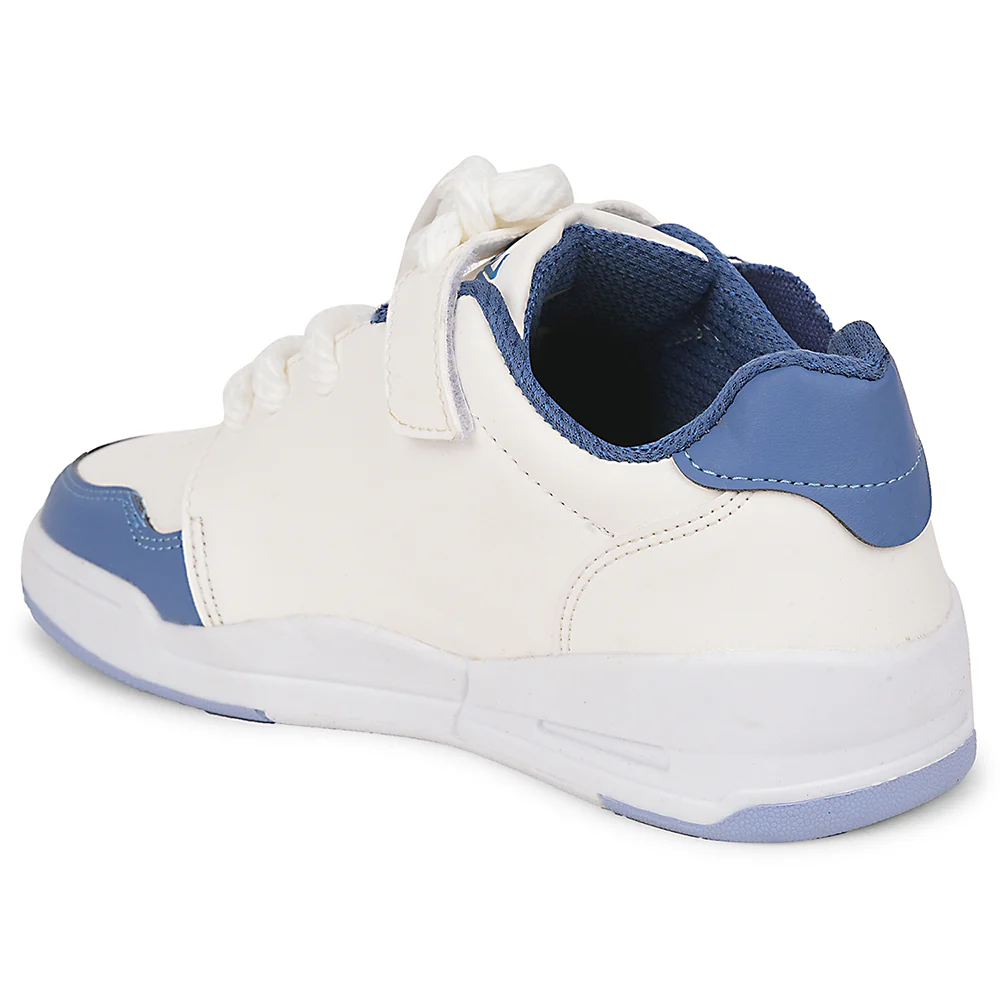 Leap7x Blue Casual Lacing Sneakers For Kids ENVY-2 By Liberty - Image 4