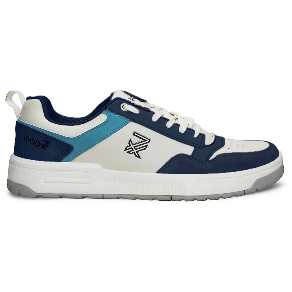 Leap7x Blue Casual Lacing Sneakers For Men AMAZER-10E By Liberty - Image 2