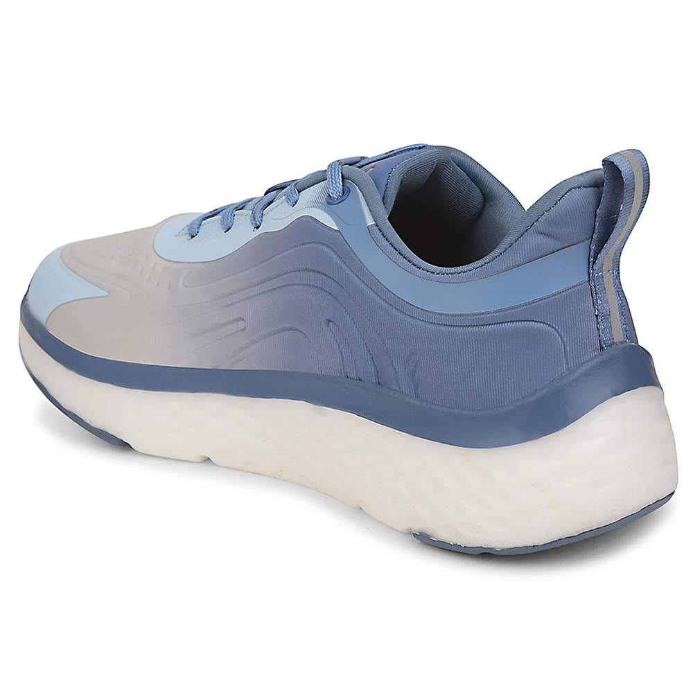 Leap7x Blue Sports Lacing Running Shoes For Men NITRUN-10 By Liberty - Image 4