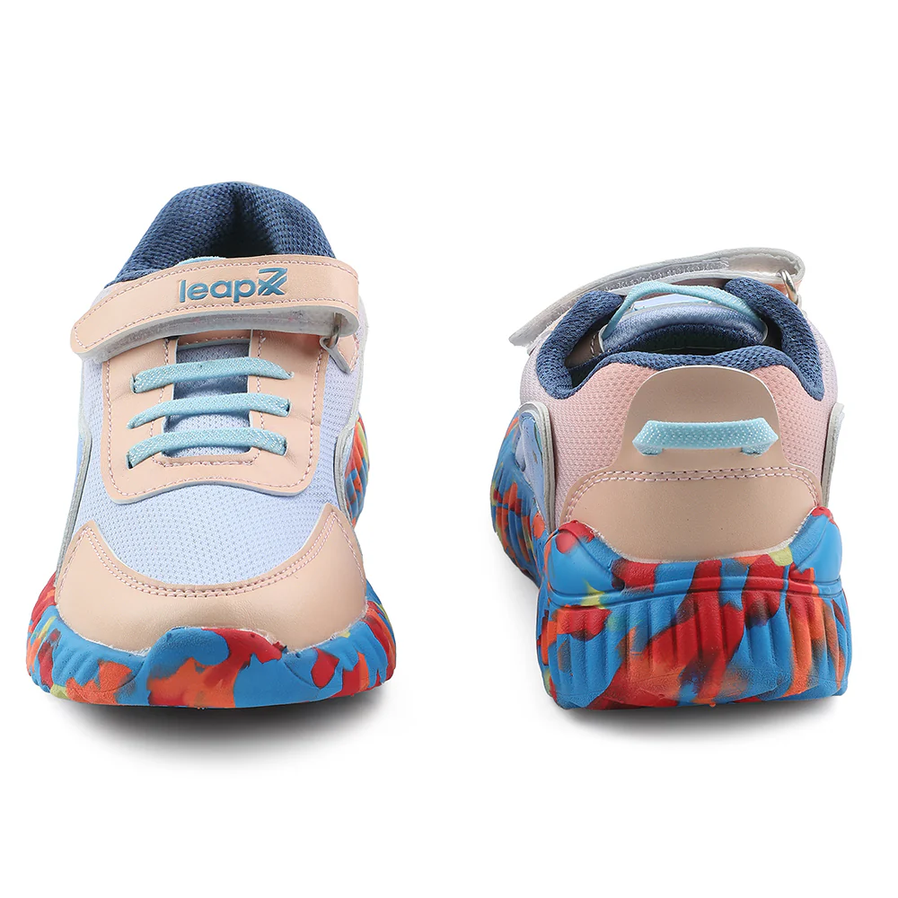 Leap7x Blue Sports Walking Shoes For Kids NITKID-11 By Liberty - Image 6