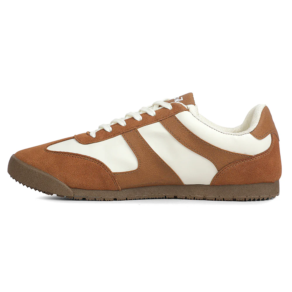 Leap7x Brown Casual Lacing Sneakers For Men DECIAN-4E By Liberty - Image 3