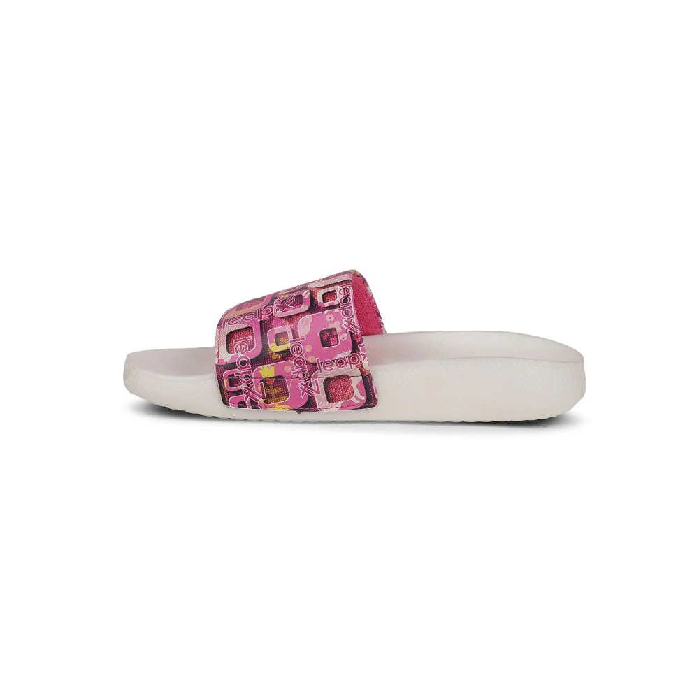Leap7x Casual Pink Slides For Women NITWALK-1L By Liberty - Image 3