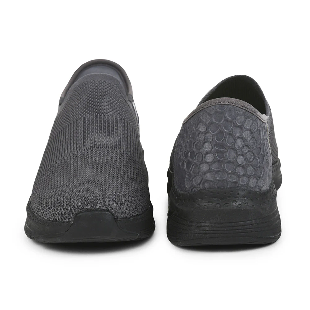 Leap7x By Liberty Men EAZY-M Grey Sports Non Lacing Shoes - Image 5