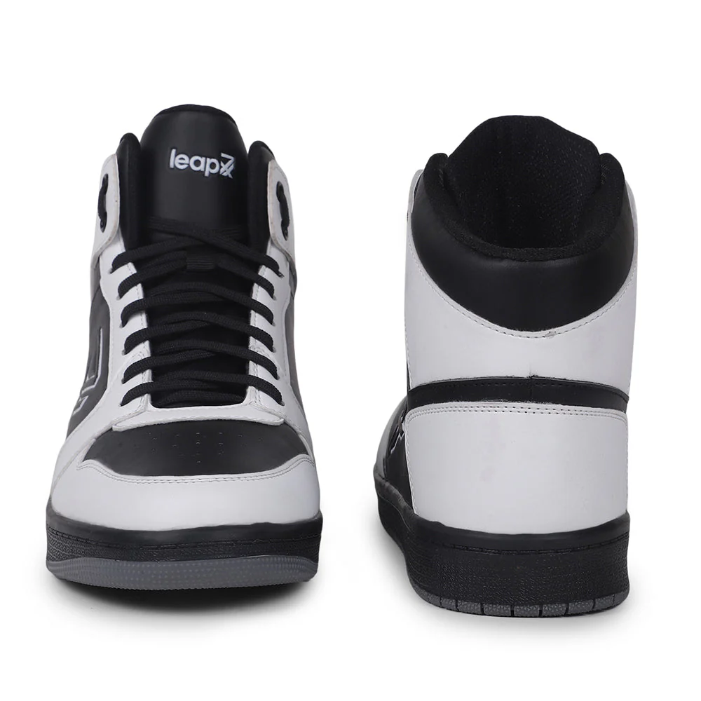 Leap7x Casual Black Lacing Sneakers For Men JAXEN-2E By Liberty - Image 5
