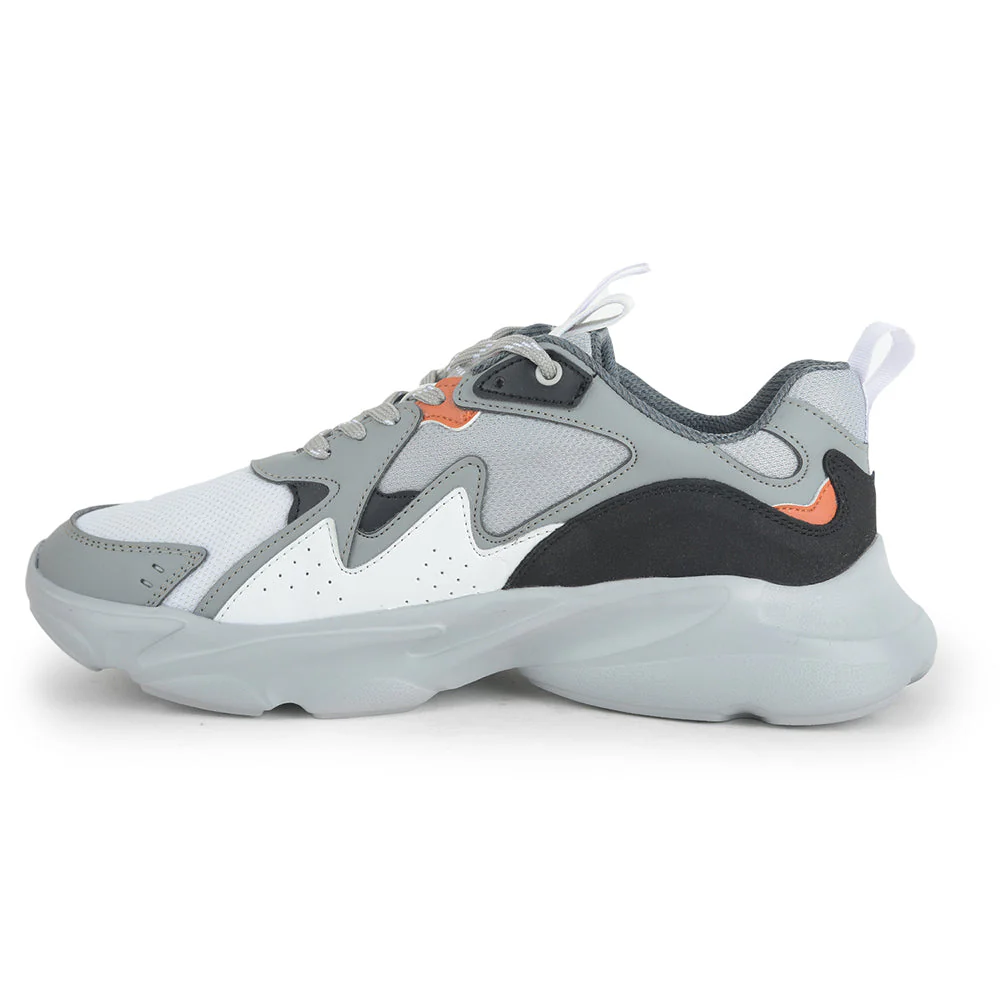 Leap7x Casual White Lacing Shoes For Men JOSE-1E By Liberty - Image 3