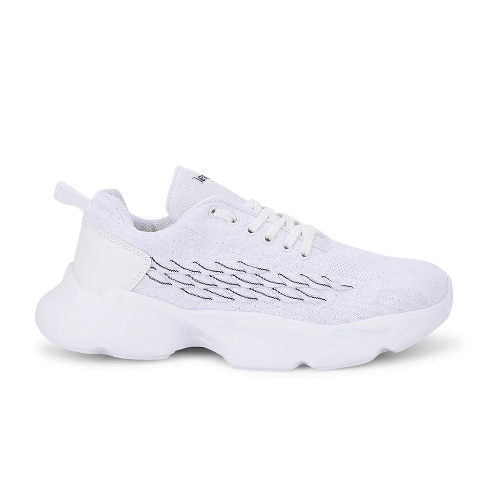 Leap7x Lacing White Casual Shoes For Men SAMUEL-1E By Liberty - Image 2