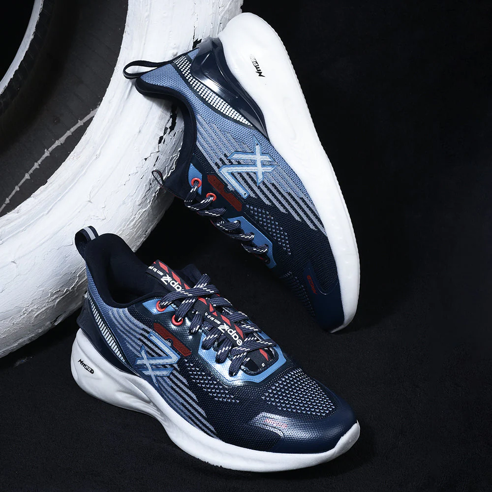 Leap7x By Liberty Men THUNDER-1 N.Blue Sports Lacing Shoes - Image 4