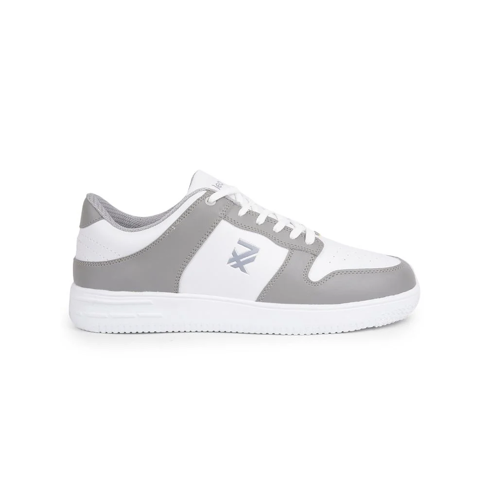 Leap7x Casual Grey Lacing Sneakers For Men DENMARK By Liberty - Image 2
