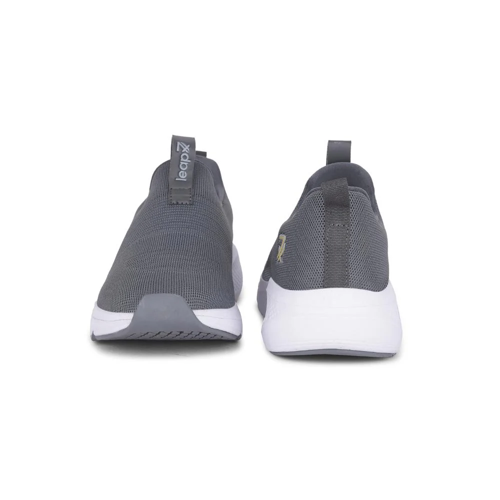 Leap7x By Liberty Mens DUBLIN-1 Grey Sports Non Lacing Shoes - Image 5