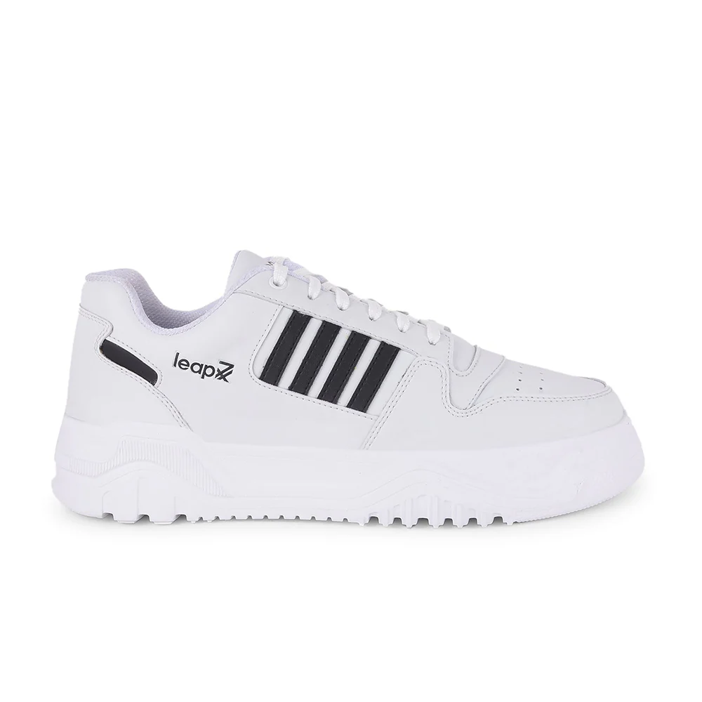 Leap7x Casual White Lacing Sneakers For Men JAXER-1E By Liberty - Image 2
