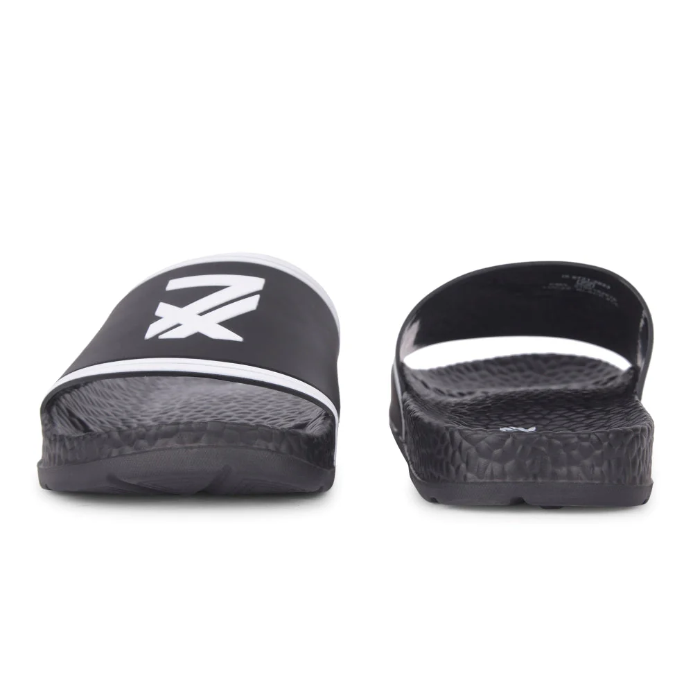 Leap7x By Liberty Mens LUCAS Black Bin Slippers - Image 5