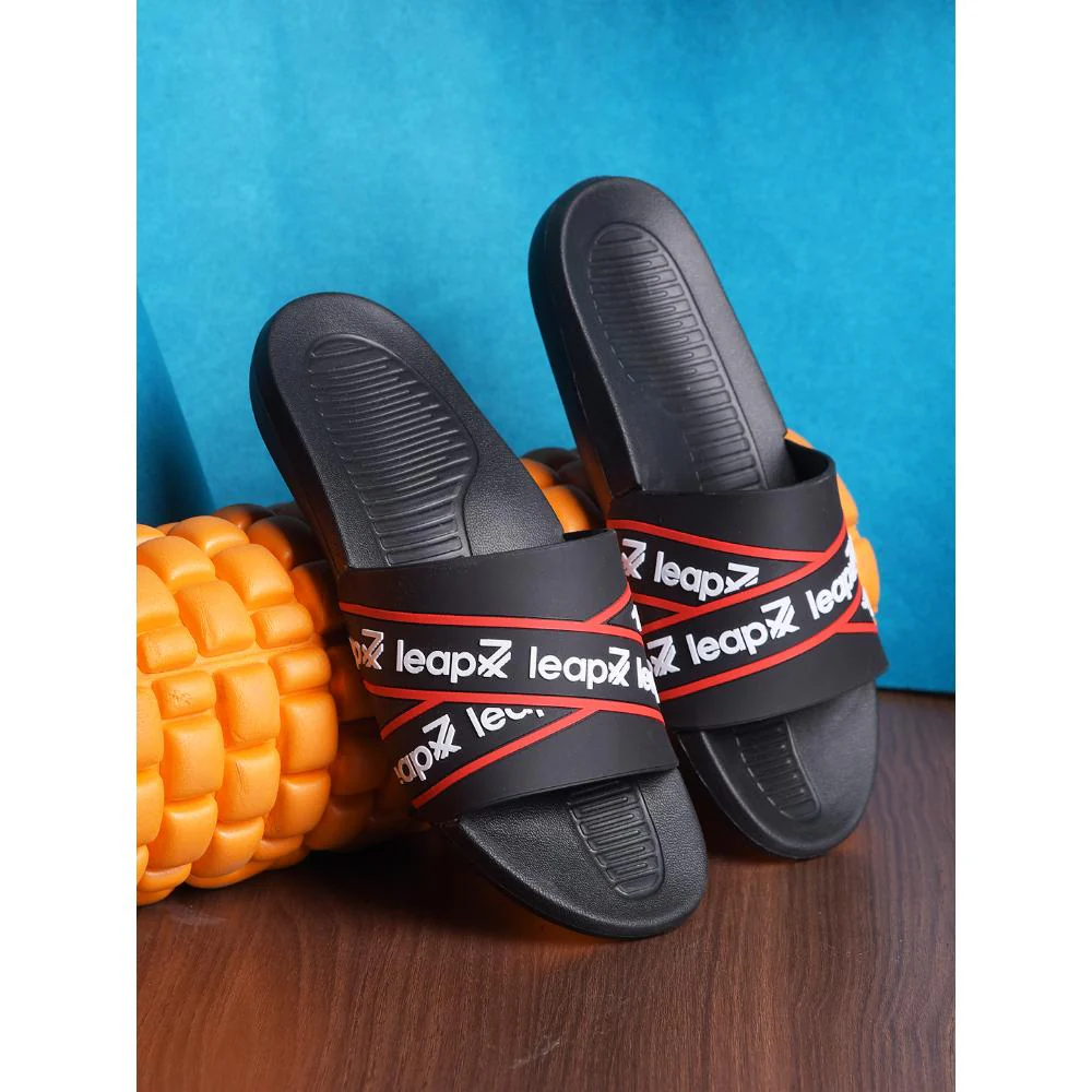 Leap7x By Liberty Mens OTTO Black Bin Slippers - Image 3