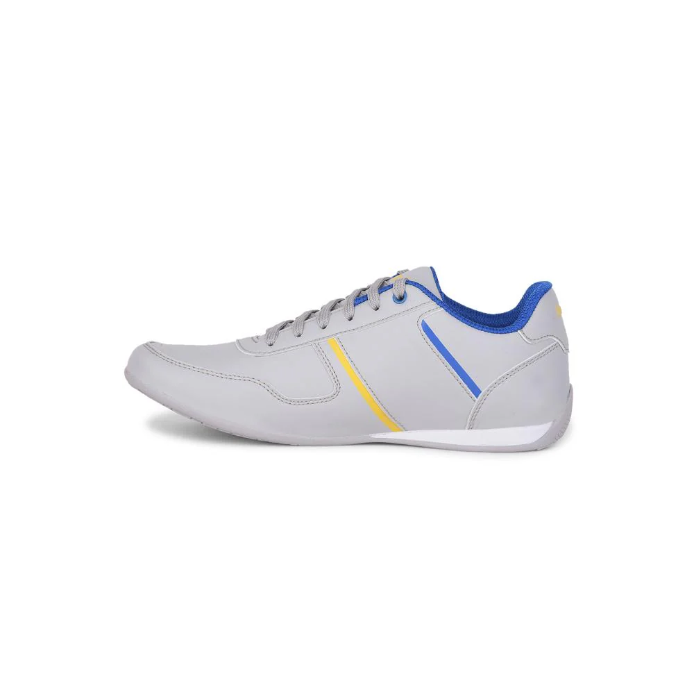 Leap7x Casual Light Grey Sneakers For Men TORONTO By Liberty - Image 3