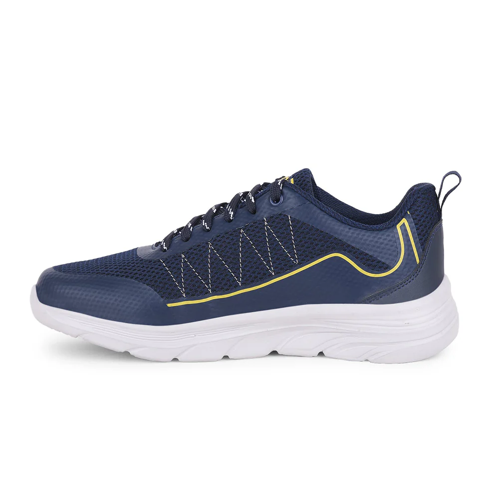 Leap7x By Liberty Mens ZIGGY-1E Navy Blue Sports Lacing Shoes - Image 3
