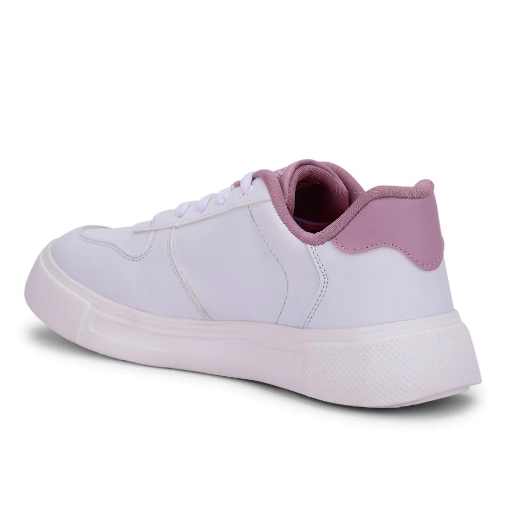 Leap7x Lacing White Casual Sneakers For Women FEMINA-01 By Liberty - Image 4