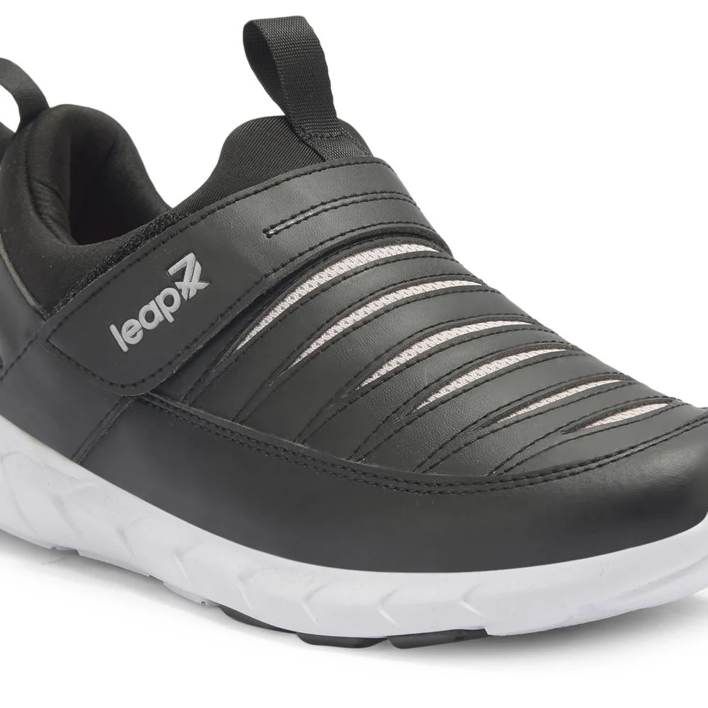 Leap7x Non Lacing Black Casual Slip-on Shoes For Women LEWIS-2 By Liberty - Image 5