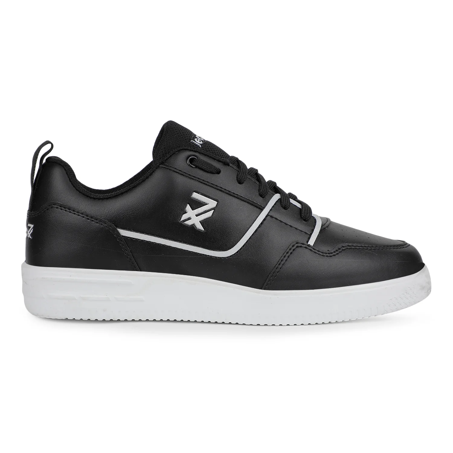 Leap7x Casual Black Sneakers For Mens SNOOKIS-2E By Liberty - Image 2