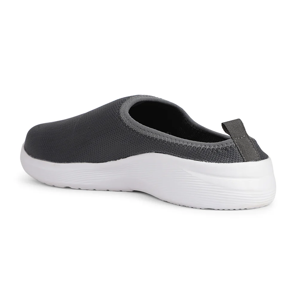 Leap7x Casual Dark Grey Slip-on Mule For Men VESTER-1 By Liberty - Image 5