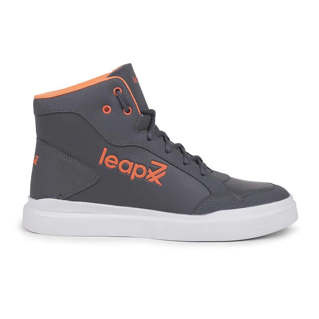 Leap7x Casual Grey Lacing Sneakers VENOUR-1E By Liberty - Image 2