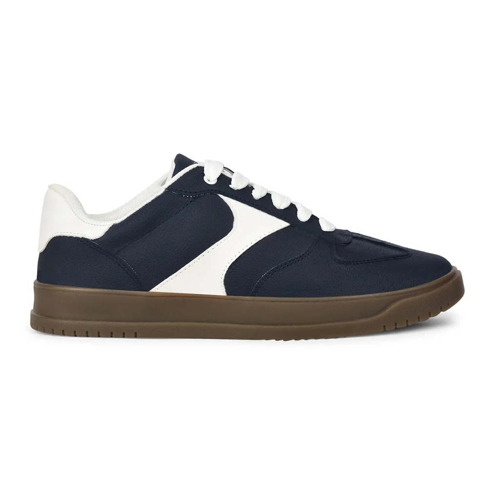 Leap7x Casual Navy Blue Lacing Sneakers For Men SPORTSTAR7 By Liberty - Image 2