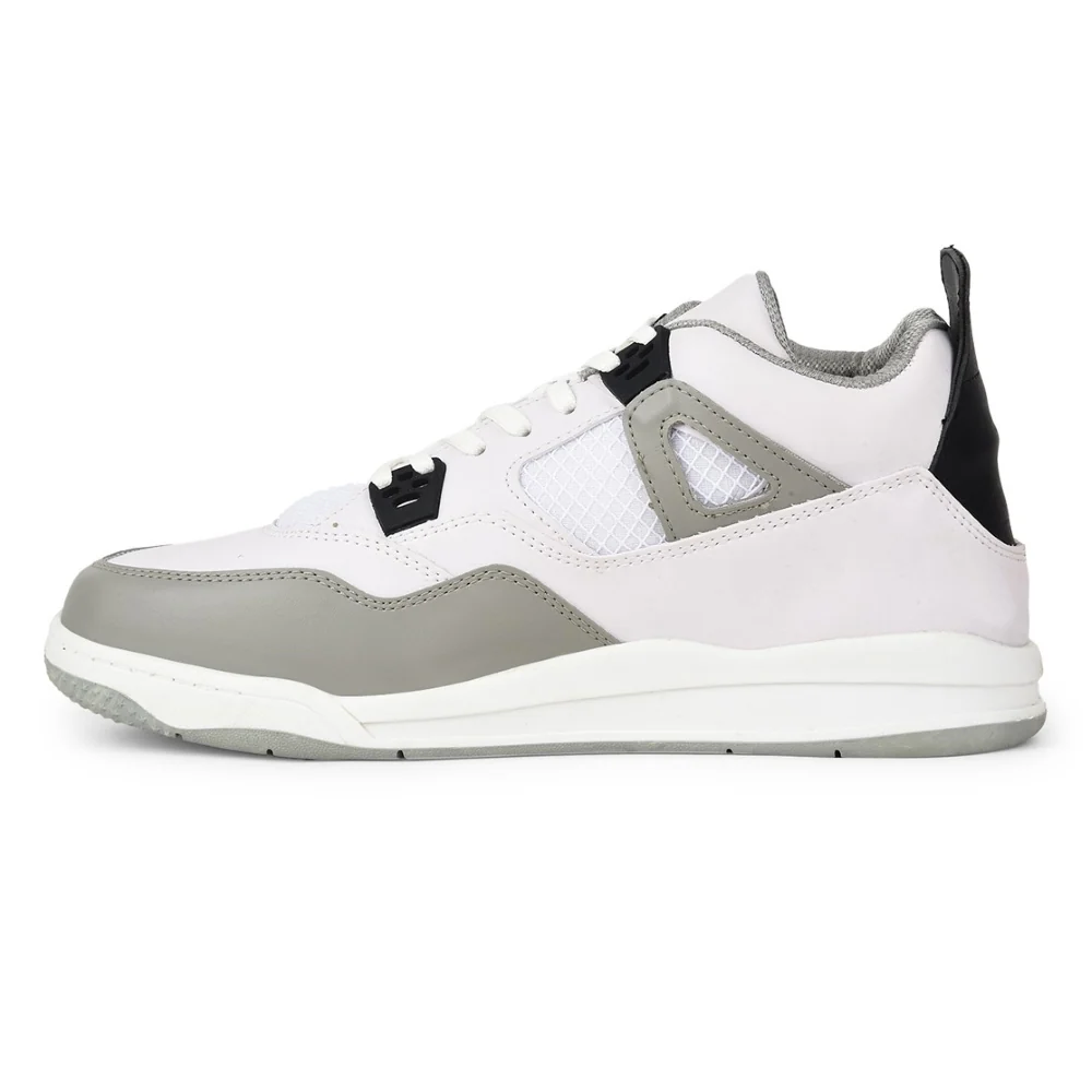 Leap7x Casual White Lacing Sneakers For Men SPORTSTAR5 By Liberty - Image 3