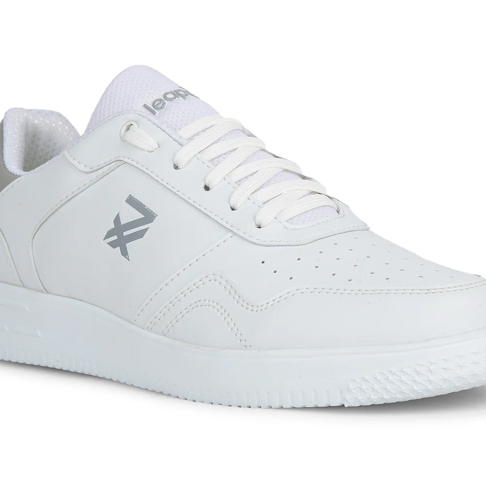 Leap7x Casual White Sneakers For Mens SNOOKIS-E By Liberty - Image 5